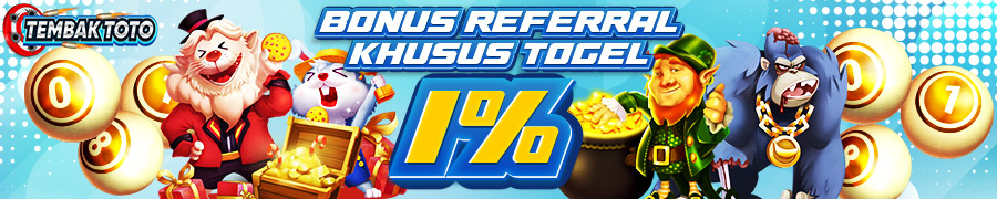 BONUS REFERAL TOGEL 1%